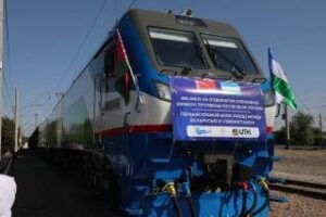 Ўзбекистонга Беларусдан илк Славянский караван поезди етиб келди
